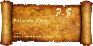 Palotás Zita névjegykártya